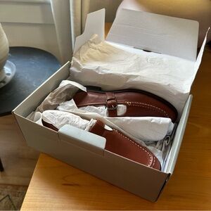 Brand new Everlane leather mary janes